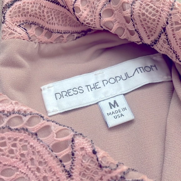 Dress the Population Pink Midi Dress - Picture 4 of 4